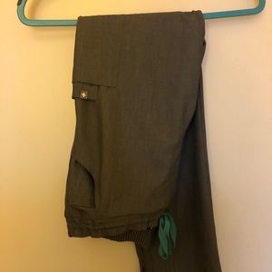 FIGS Yola Grey Scub Pants